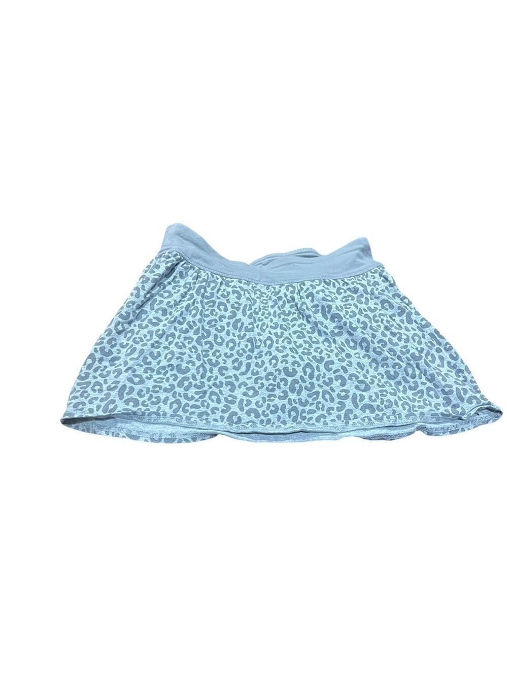 SO Gray Leopard Print Skirt with Shorts